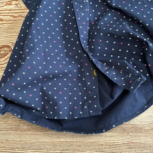 LEE PREMIUM SELECT REGULAR FIT ALL PURPOSE SHORT SLEEVE BUTTON DOWN SHIRT XL - Picture 7 of 8